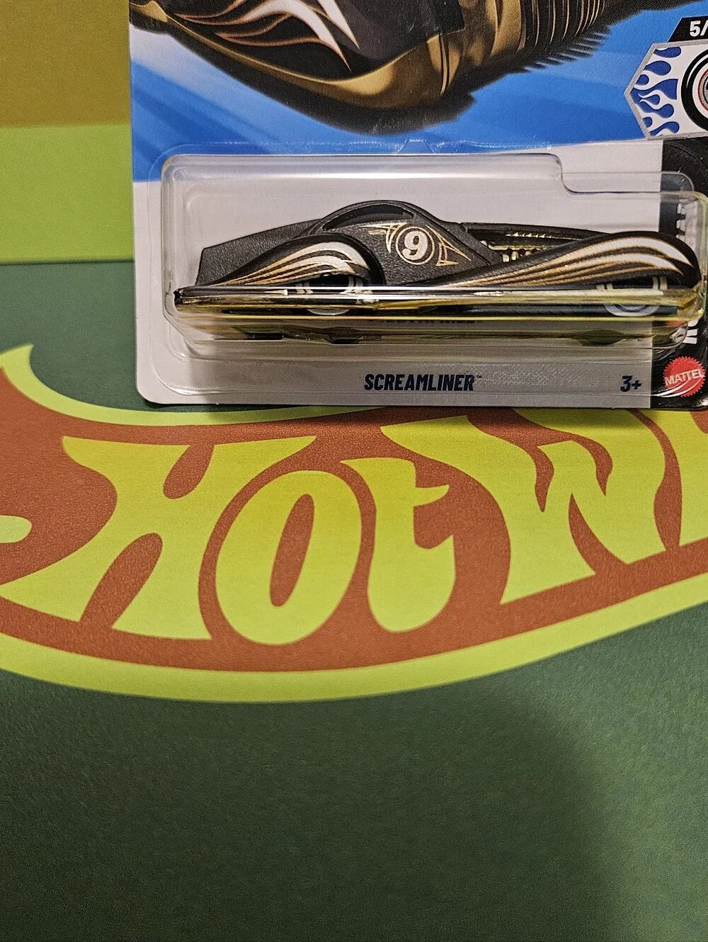 HotWheels Screamliner Black & Gold Die-Cast Car